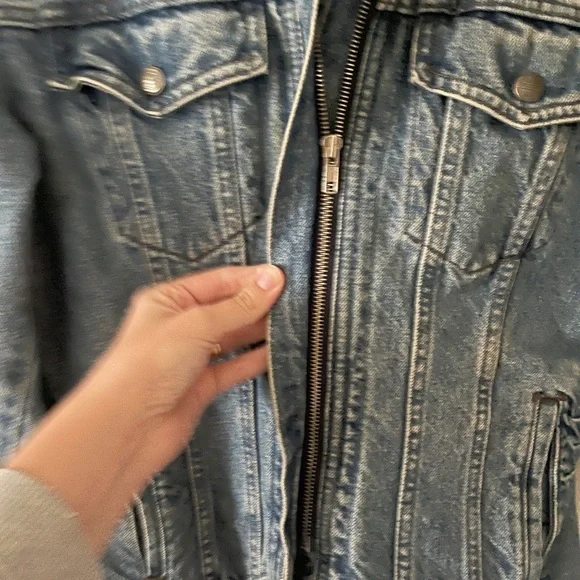 Vintage Harley Davidson womens Jeans Jacket Size S - rare vintage find - Picture 5 of 12
